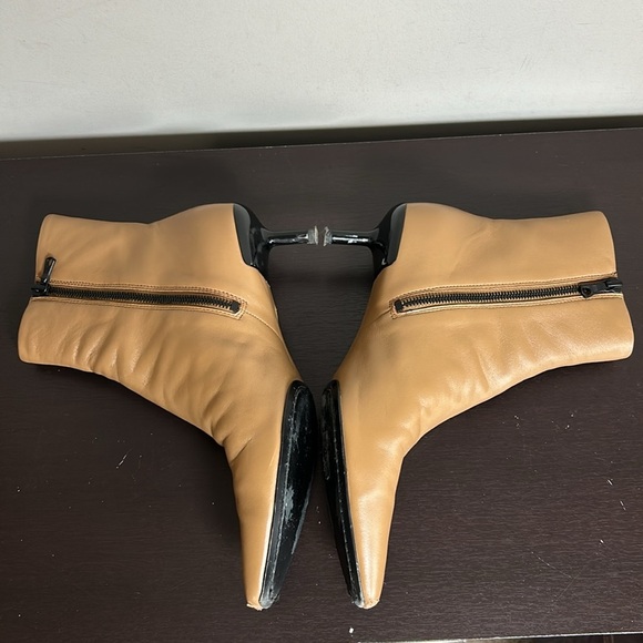 RAG and BONE Rio leather ankle boots Light Brown Pointed Toe Shoe Size 38 US 8 - Picture 10 of 16